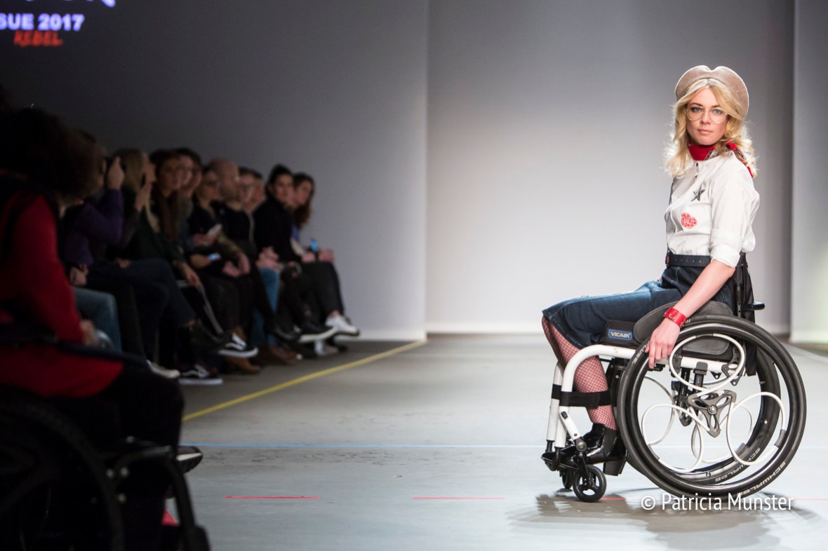 SUE wheelchair runway show