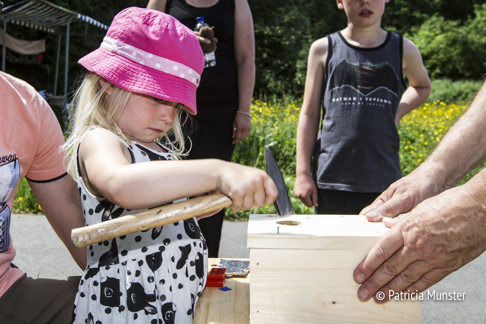 Vogelnestkastje maken op Westerparkdag