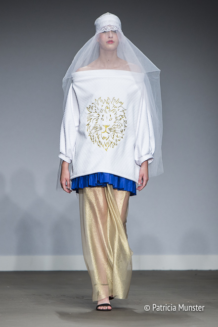 The lion - Maaike van den Abbeele at Fashionweek Amsterdam