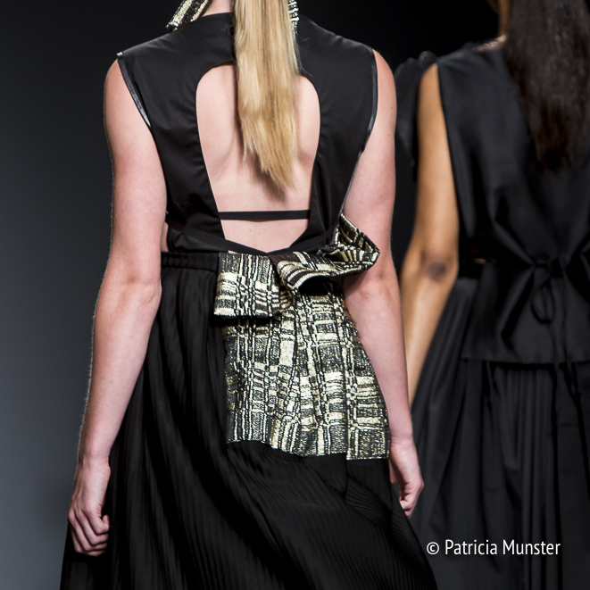 Detail at Maaike van den Abbeele at Amsterdam Fashion Week