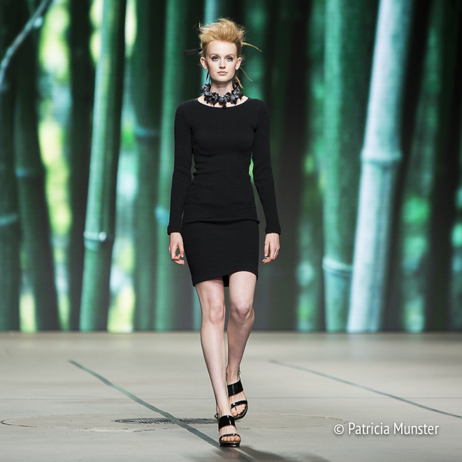 Tony Cohen SS18 little black dress at Amsterdam Fashion Week